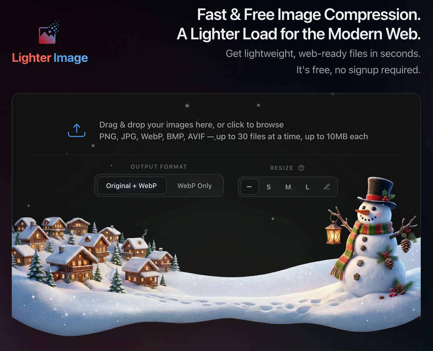 Comparison of the best free image compressors